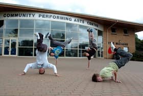 Students who took part in Arts Bash in Northampton, July 2009