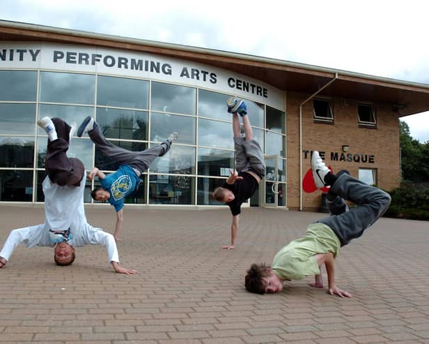 Students who took part in Arts Bash in Northampton, July 2009