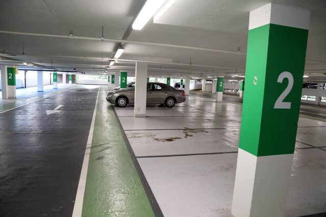 Wellingborough, Swansgate multistorey car park  - scene of the attack