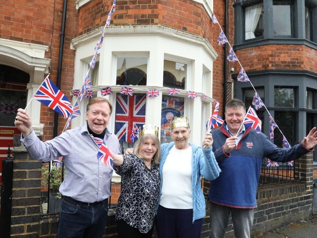 The Frost family and friend Maureen McRobbie who has been around for five monarchs and three coronations