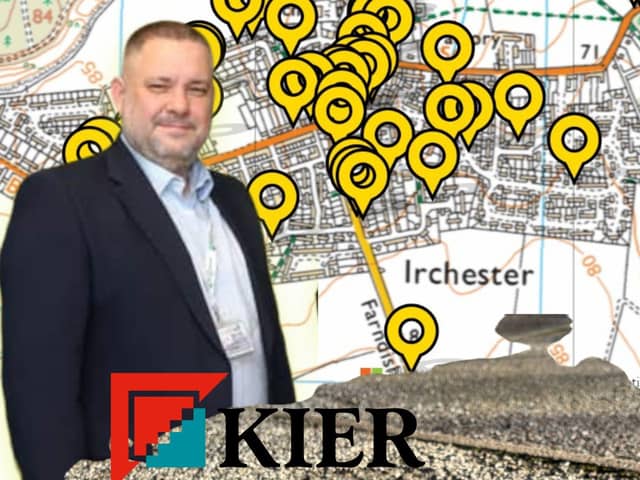 Cllr Jason Smithers, leader of North Northamptonshire Council, has taken to X to complain about his own council's highways contractor, Kier.