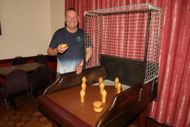 Terry runs the Islip & District Skittle League and the Rushden Four-a Side Skittles League that celebrates its 40th year this year