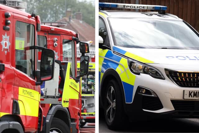 Northants Fire and Northants Police - file pictures/National World
