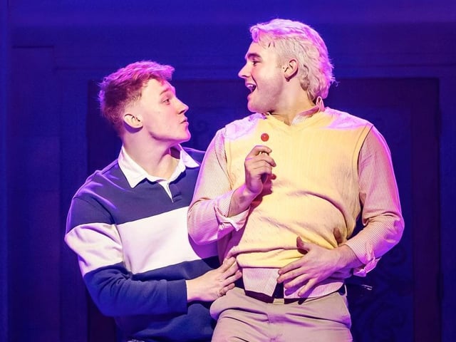 Luke Connor Hall and Joe Simmons in Cruel Intentions: The 90s Musical