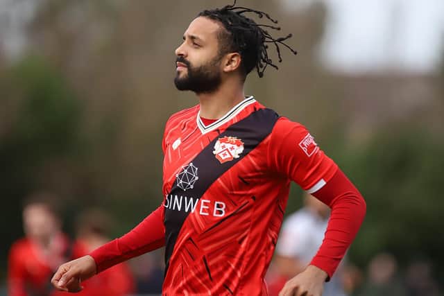 Bruno Andrade has left the Poppies to join title rivals Bedford Town (Picture: Peter Short)