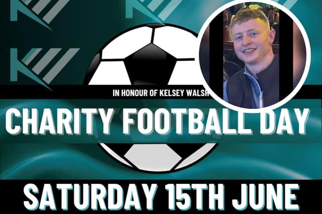 The charity match is being held this weekend