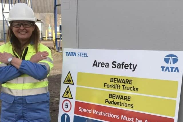 Louise Johnston, Health & Safety Advisor at Tata Steel in Corby