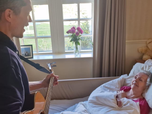 Music bring the world alive joy to the hearts of the residents