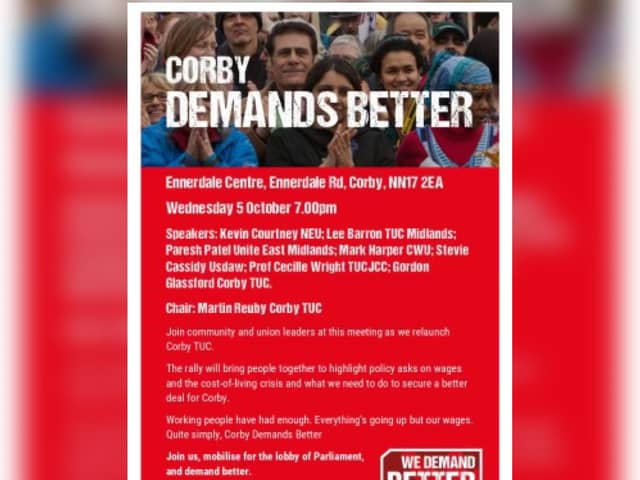 Corby's TUC will officially relaunch at tomorrow's event