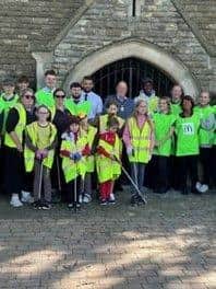 McDonald's team at Raunds Cemetery