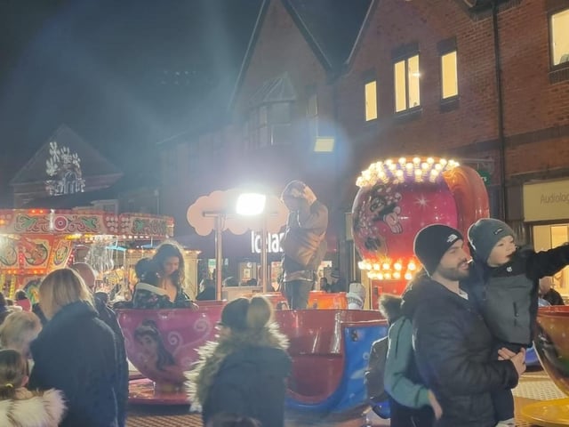 The weather stayed dry and mild throughout as the community came together to watch the events unfold