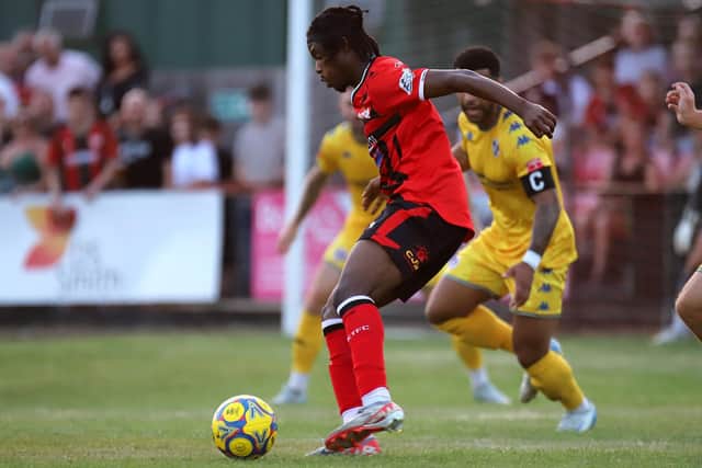 Kettering's Eddie Oppong was named man of the match