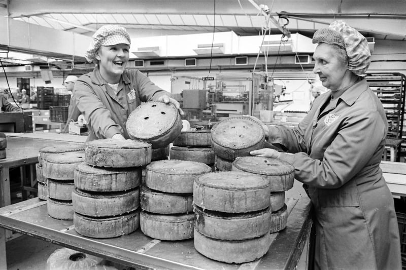 Wellingborough - Saxby's pork pie factory 1988