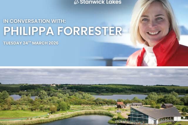 Philippa Forrester is coming to Stanwick Lakes next month