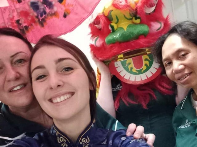 It seems like everyone had a good time celebrating Chinese New Year.