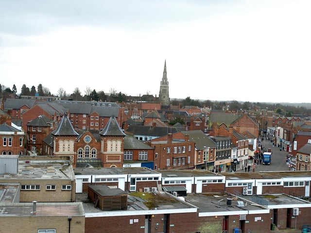 Sts Peter & Paul Church can be seen in the distance in this picture, taken in March 2007 from the Newlands centre
