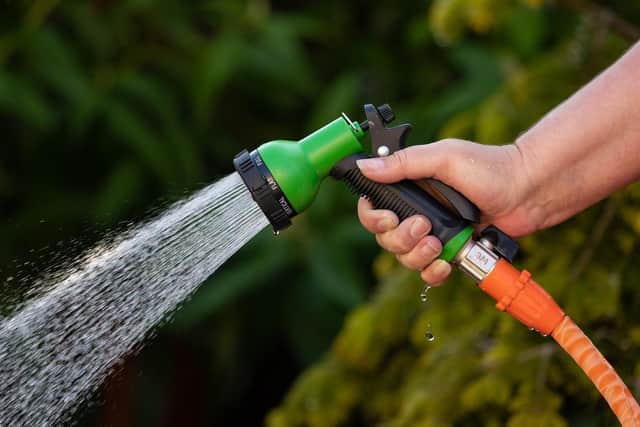 Recycle water before reaching for the hose to water gradens, is the plea from Anglian Water