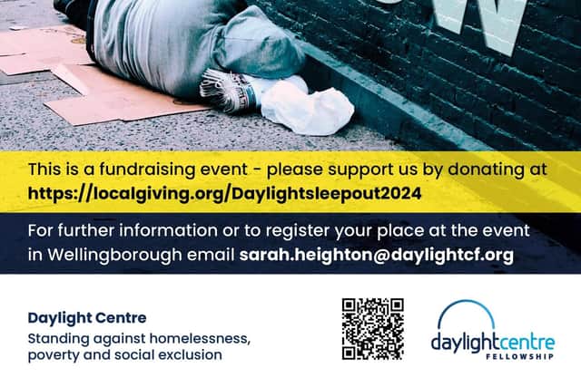 The event is raising awareness and money for the Daylight Centre in Wellingborough