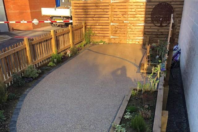 Funding from the charity transformed an outside space to benefit ICU patients at KGH.