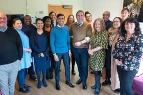 Prime Minister Rishi Sunak spoke with carers, service users, staff and executives from NHFT’s Northampton Crisis House and Berrywood Hospital