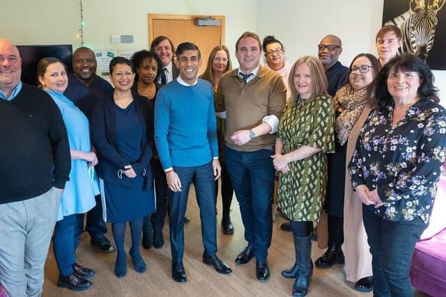 Prime Minister Rishi Sunak spoke with carers, service users, staff and executives from NHFT’s Northampton Crisis House and Berrywood Hospital