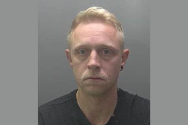 Luke Davey, who has been jailed for strangling his wife. Image: Cambridgeshire Police