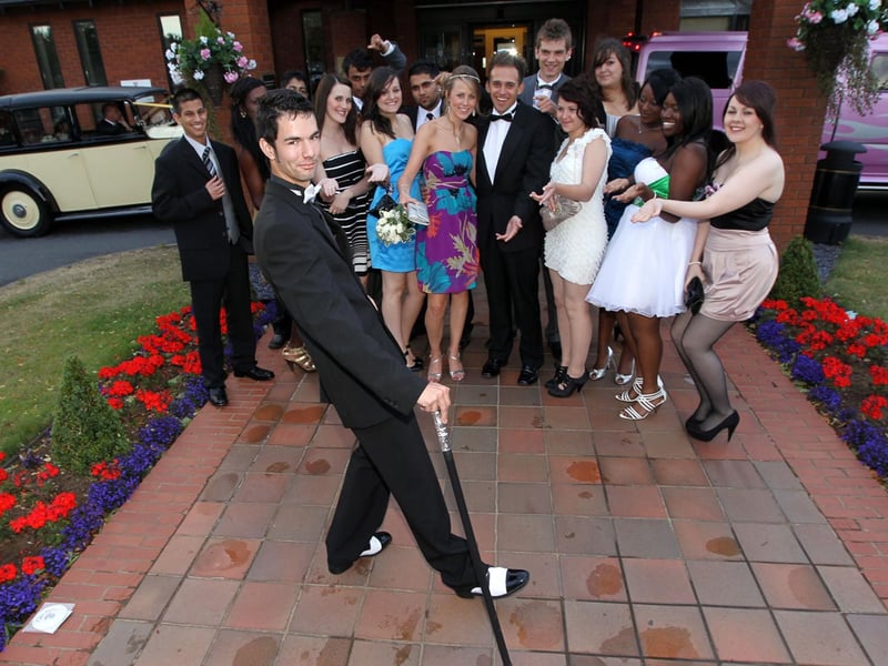 Sir Christopher Hatton school prom: Ricky Smith and friends. 2010
