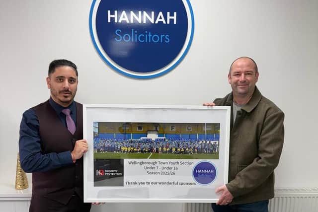 Hannah Solicitors' logo features on the front of the shirt