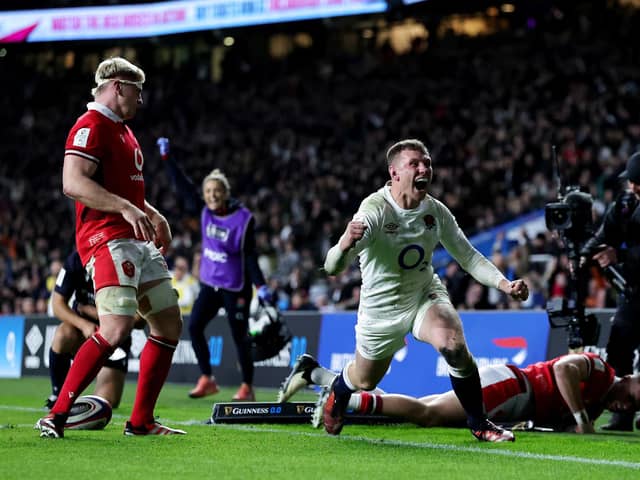 Fraser Dingwall scored at Twickenham last weekend (photo by David Rogers/Getty Images)