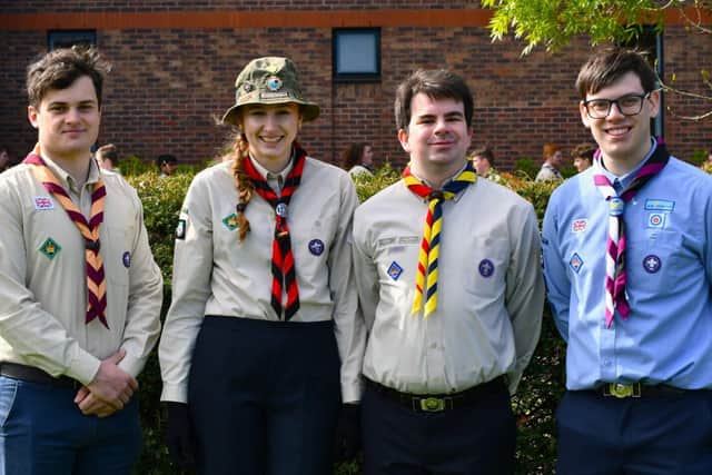 Northamptonshire Scouts at Windsor