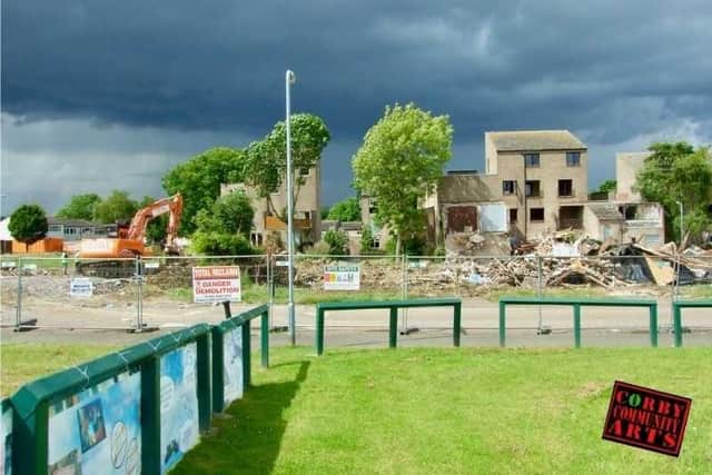 Demolition of Lincoln Way, 2007