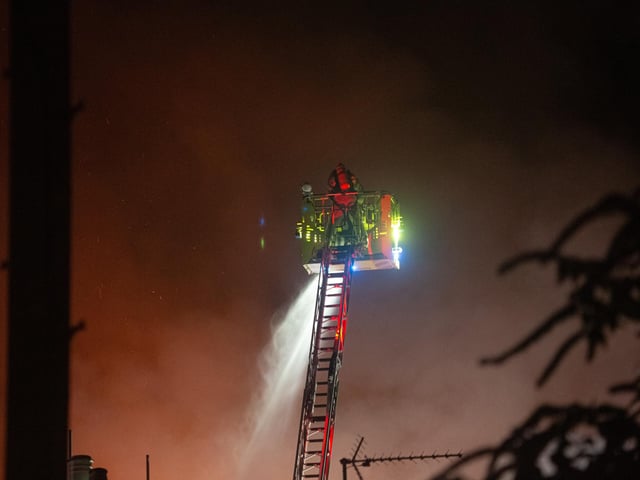 The fire on Tuesday August 22 in Bridge Street, Northampton. Picture by Will Lacey