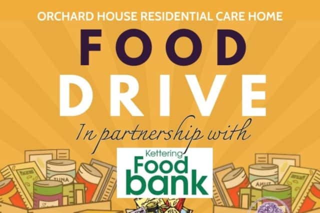 Orchard House partners with Kettering Food Bank