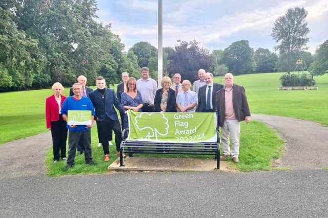 Hall Park has received a Green Flag Award for the tenth consecutive year