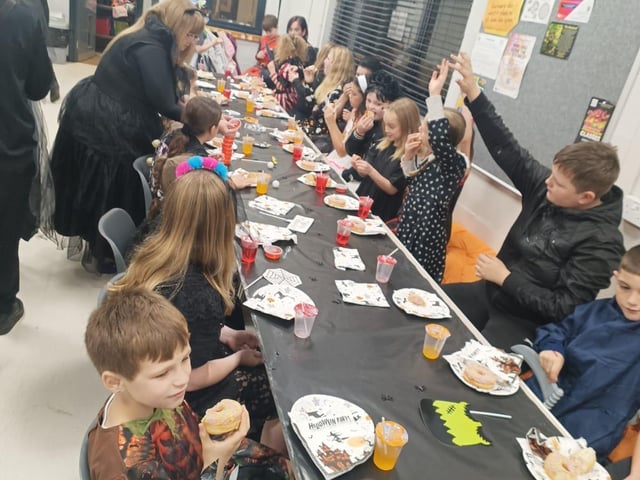 Hazel Leys Happening Youth Hub's Halloween party