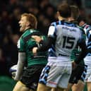 George Hendy scored a key try for Saints against Cardiff (photo by David Rogers/Getty Images)