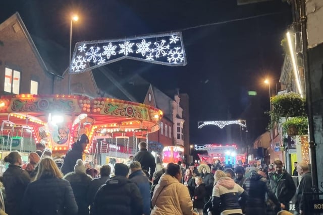Locals flocked to the High Street to enjoy the festivities