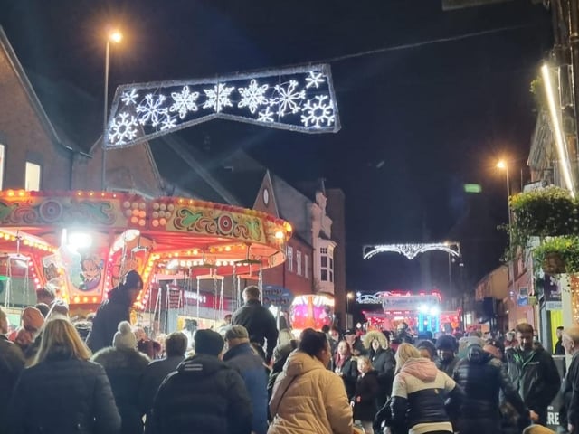Locals flocked to the High Street to enjoy the festivities