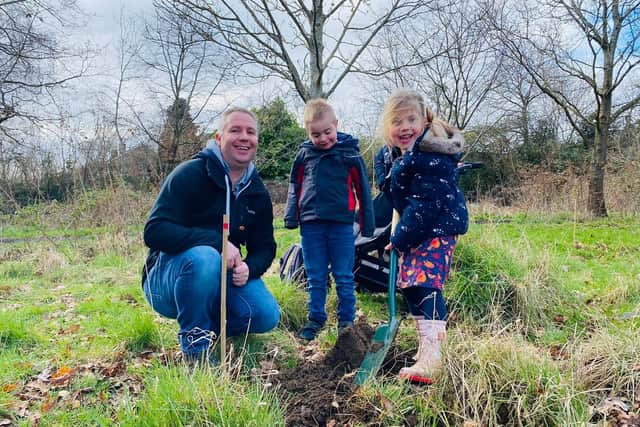 Join families at the tree planting events in Kettering