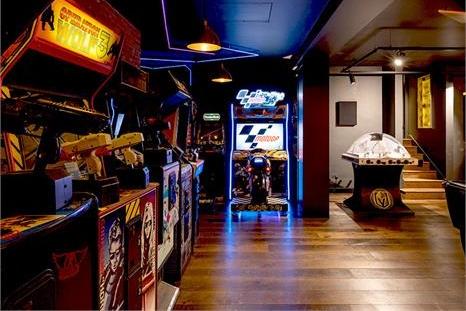 Their arcade games area