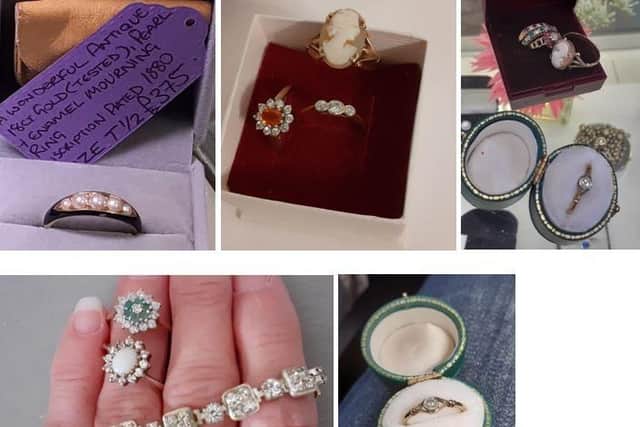 Items of jewellery stolen include those pictured.