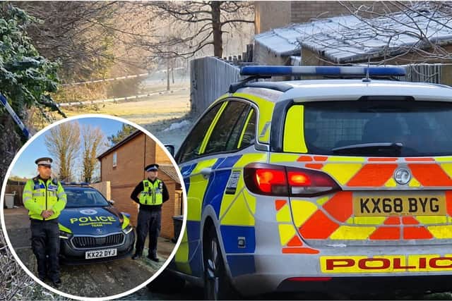 Police sealed off Highfield Road and Spring Rise Park/National World