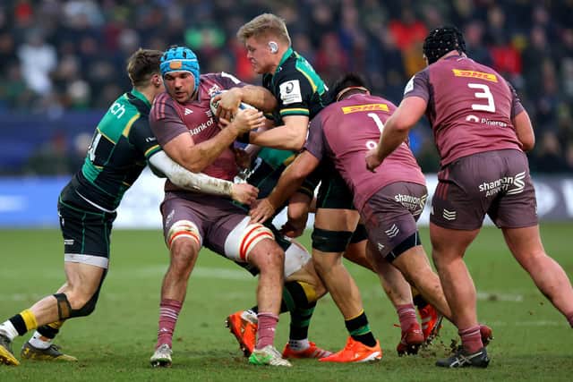 Tadhg Beirne was heavily involved against Saints (photo by Mark Thompson/Getty Images)
