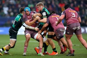 Tadhg Beirne was heavily involved against Saints (photo by Mark Thompson/Getty Images)