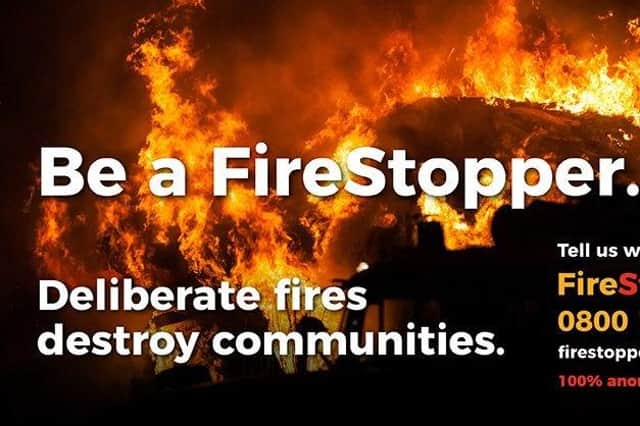 Northamptonshire Fire and Rescue Service is urging residents who may have information about any deliberate fires in Rushden to contact FireStoppers