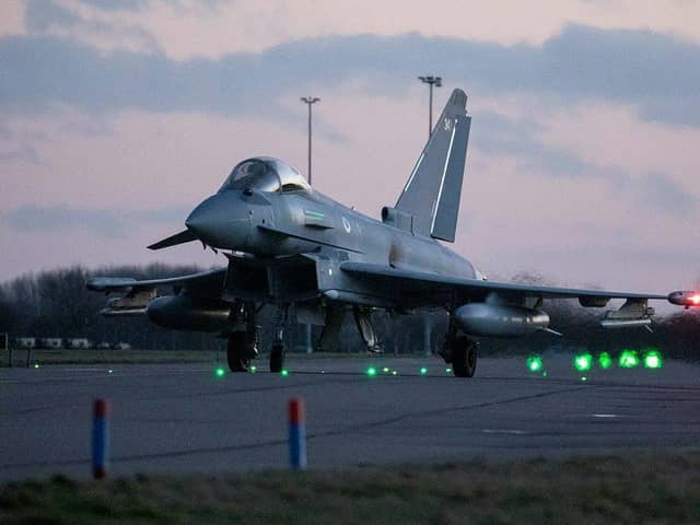 A Typhoon at RAF Coningsby