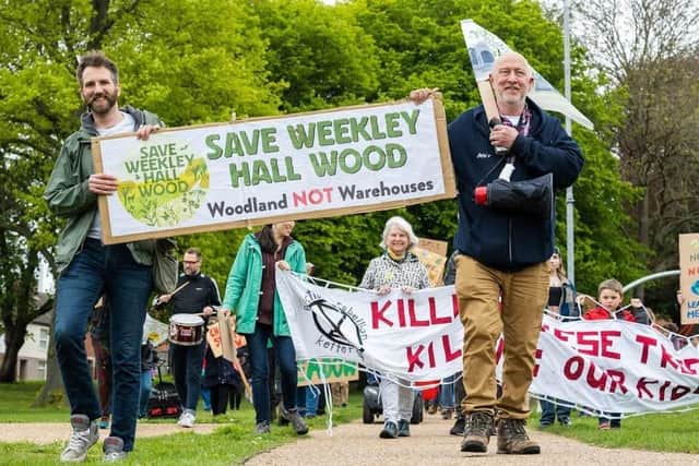 A previous march against the plan. Credit: Si Eppey