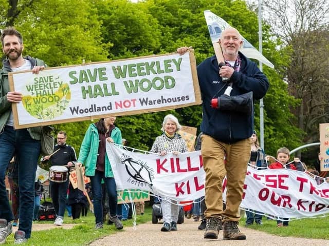 A previous march against the plan. Credit: Si Eppey