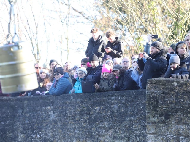 Annual Boxing Day Squirt between Geddington Volunteer Fire Brigade and Northants Fire and Rescue at Geddington Ford/National World