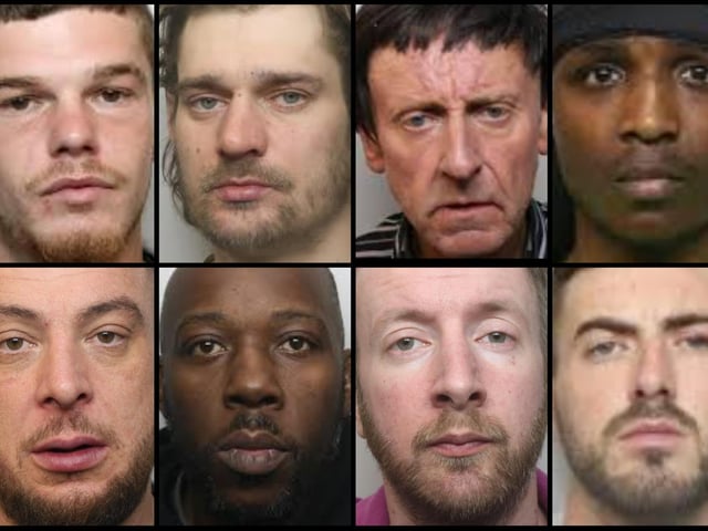 Faces of some of the jailed criminals whose stories we brought you in February 2026...